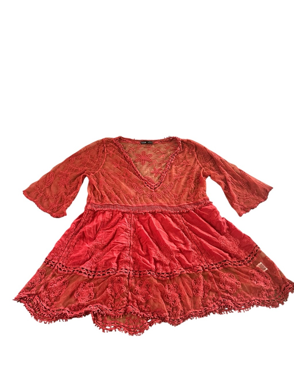 Shein Swimsuit Cover Up - Beach Cover Up - Burnt Orange Womens One Size